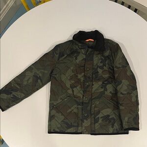 Crewcuts Camouflage Quilted Barn Jacket Size 6-7